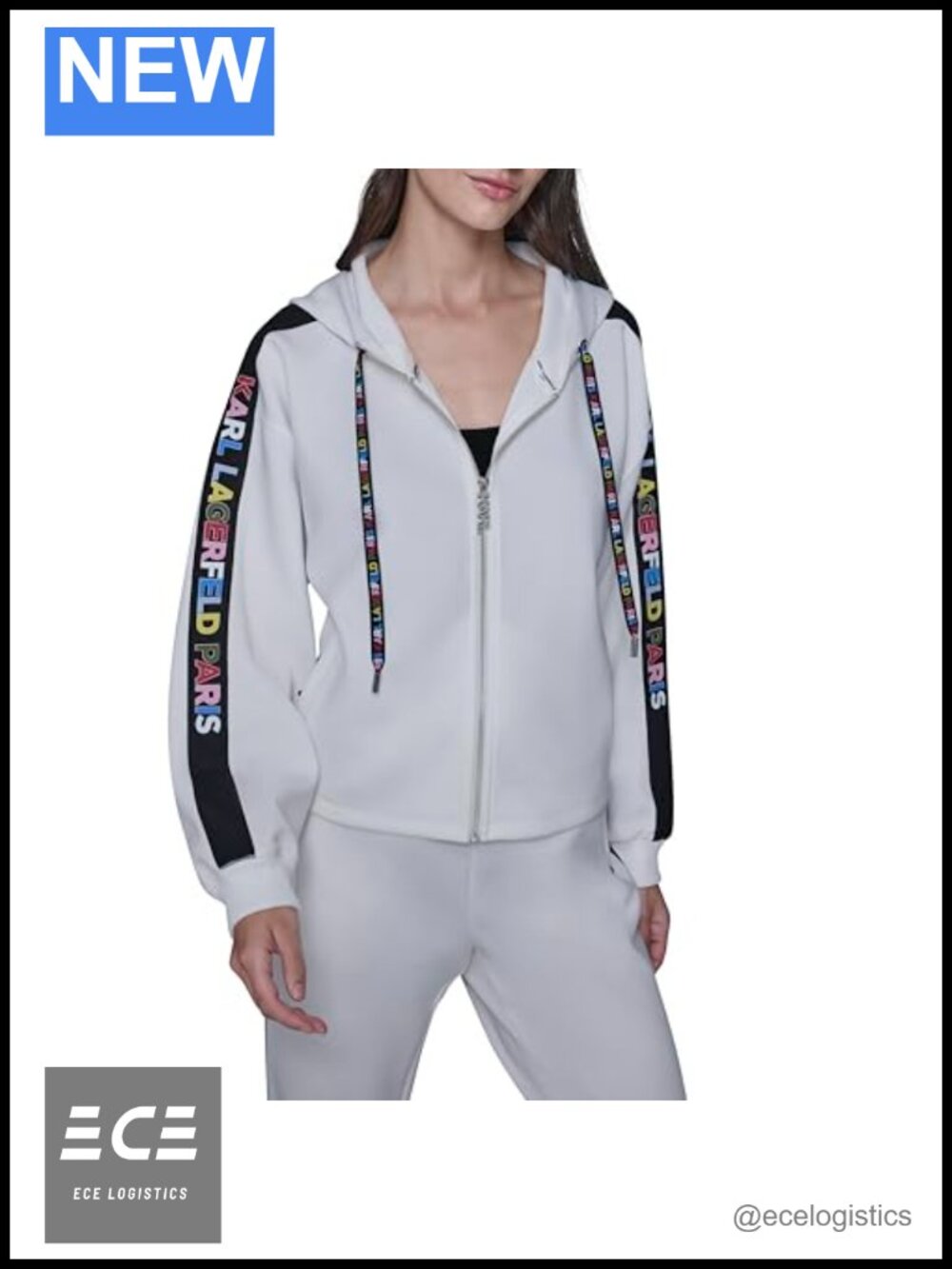 Athleisure Sporty Karl Logo Jacket